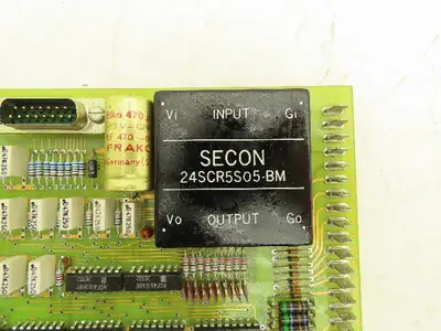 Max Datwyler EM 601 Print Display Operator Panel Board Keypad -Missing 1 key-