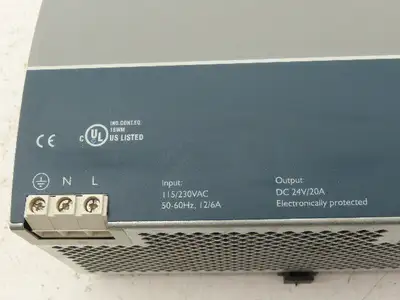 Sola SDN20-24-100 Power Supply Unit 24VDC 20A Output 115/230V Input 600W