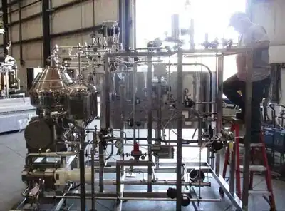 Westfalia CSC 20-06-476 hydro-hermetic clarifier skid.