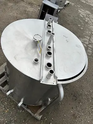 Tank, 175 Gallon, Stainless Steel, Dual Compartment, #S744974