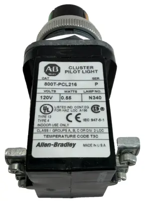 ALLEN BRADLEY 800T-PCL216XAXG PILOT LIGHT SER.P 800TPCL216XAXG NEW, SURPLUS