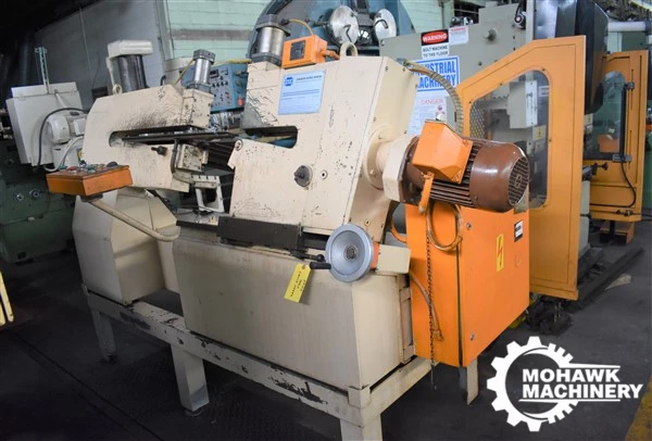 13” X 0.118” PARX (JOHANN KUNZ SOHNE) “KSM/1” HEAVY-DUTY SLANT-BED ROTARY CIRCLE SHEAR w/PNEUMATIC SWIVELING CIRCLE GUIDE - 30” THROAT