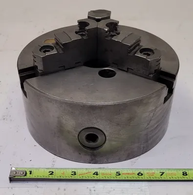 BISON 8" - 3 Jaw Chuck Tooling & Accessories, Lathe Chucks | Machinery Central (2)