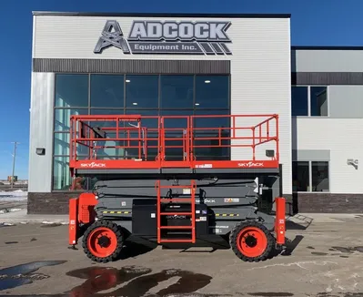 New | in-Stock 2026 SKYJACK SJ9243 RT ROUGH TERRAIN SCISSOR LIFT Scissor Lifters Alberta CA | Adcock Equipment #1417673