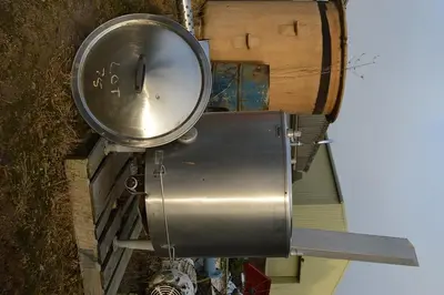 100L S/S Falcon Gas Heated Cooking Pan