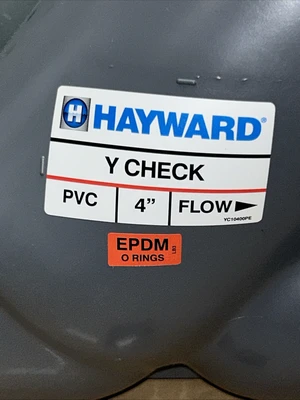 Hayward 4" PVC Y Check Non Threaded P/N ?? || FAST SHIPPED 🇺🇸 + Warranty