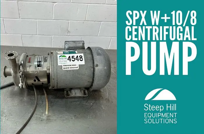 Used 2015 SPX W + 10/8 Centrifugal Pumps | Steep Hill Equipment Solutions #772569