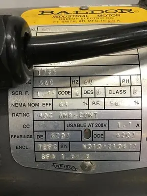 USED BALDOR KM3454