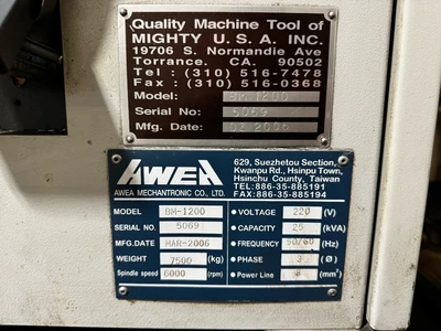 USED 2006 AWEA BM-1200