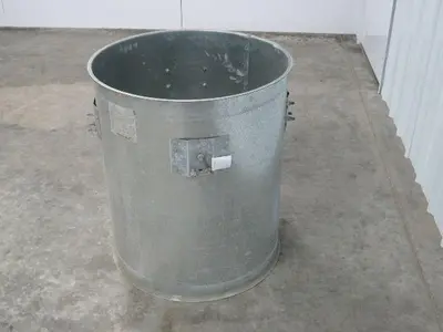 Metal Fab 20PICVTA-440 Steel Galvanized Single Wall Chimney Pipe Duct 24" x 28"