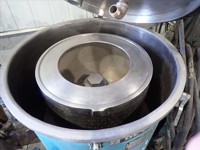 ATM/De Laval 20 x 14 perforate basket centrifuge, 316SS.