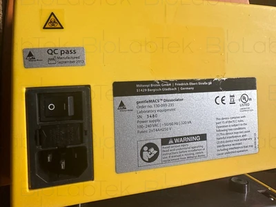 USED Miltenyi Biotec gentleMACS