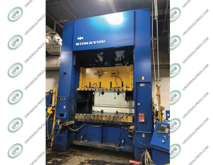 Used 1988 KOMATSU #E2G-300UD Straight Side Presses Michigan US | Universal Press & Machinery (UPM) 10 #5089