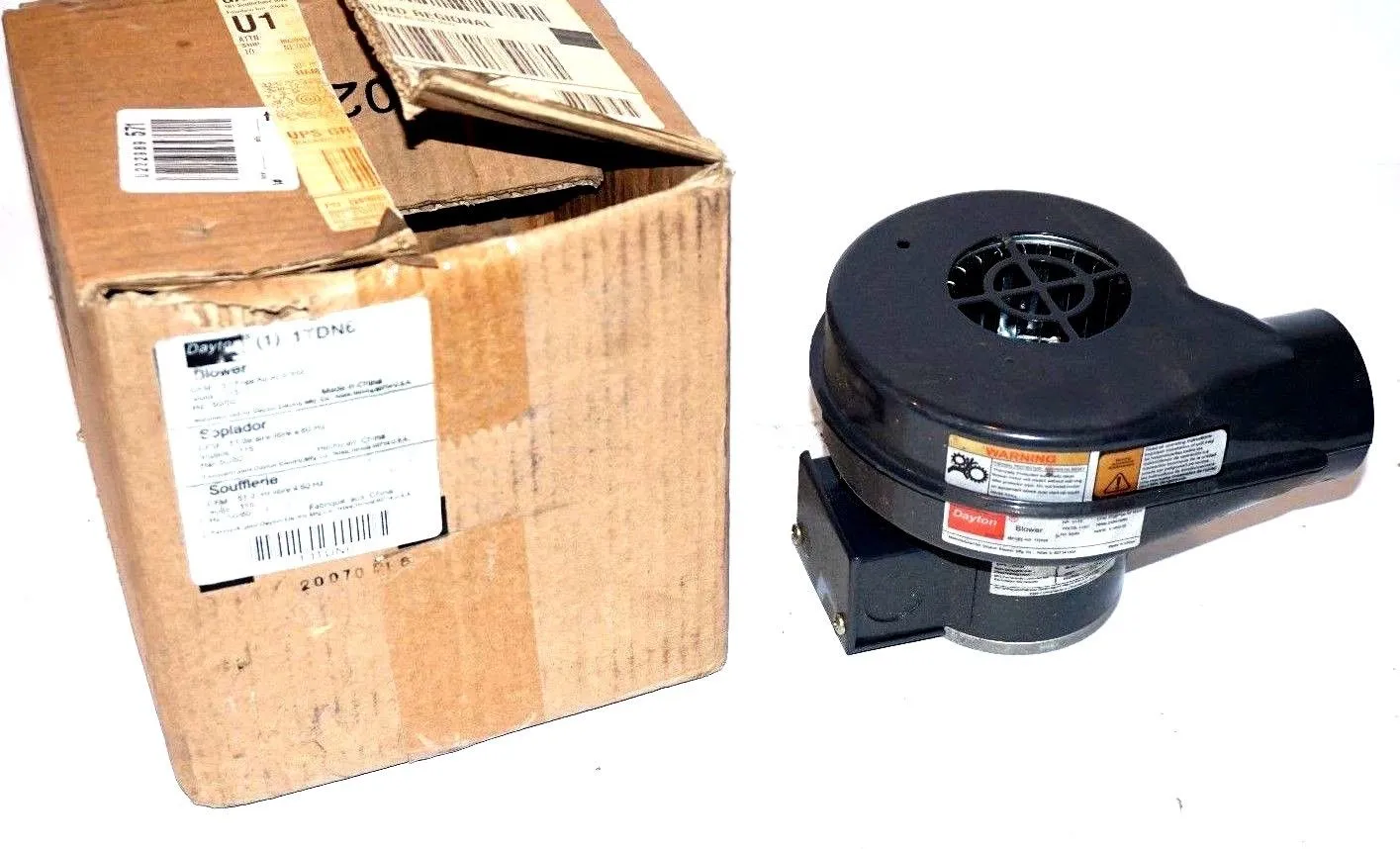 NEW DAYTON 1TDN6 BLOWER 115V, 50/60HZ