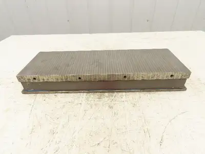 Taft-Peirce 6"x18" Rectangular Permanent Magnetic Block Chuck 2.5" Height