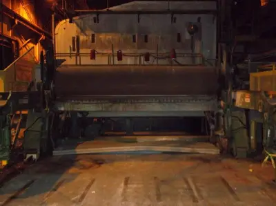 USED VOITH HORIZONTAL TRACK REEL