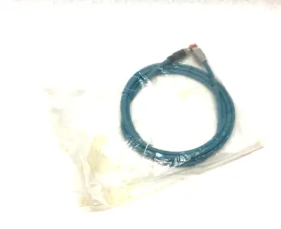 USED SMC SERIAL COMMUNICATION CABLE M12 4-PIN MALE TO RJ45 2M