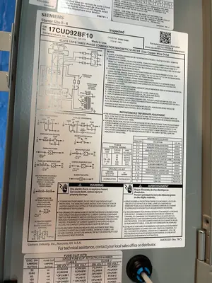 USED SIEMENS 17CUD92BF10