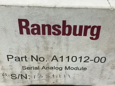 Used RANSBURG A1101200 Input / Output Modules Ohio US | HGR 24 #1324393