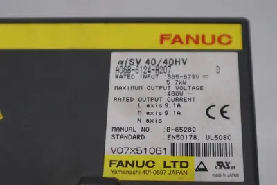 Fanuc Servo Amplifier Module A06B-6124-H207 Series D STOCK 107B
