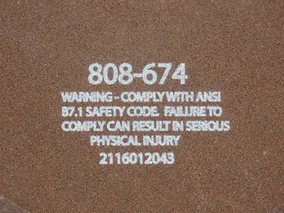 LECO 808-674 Aluminum Oxide Cut Off Wheel 12"/300mm x 1.7mm x 32mm Box of 10