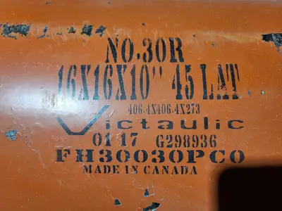 Used VICTAULIC NO. 30R Parts (Hydraulics and Pneumatics) British Columbia CA | Lenmark #256720