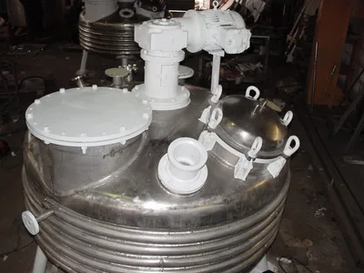 1000 L S/S Jacketed Reactor Flp Turbine