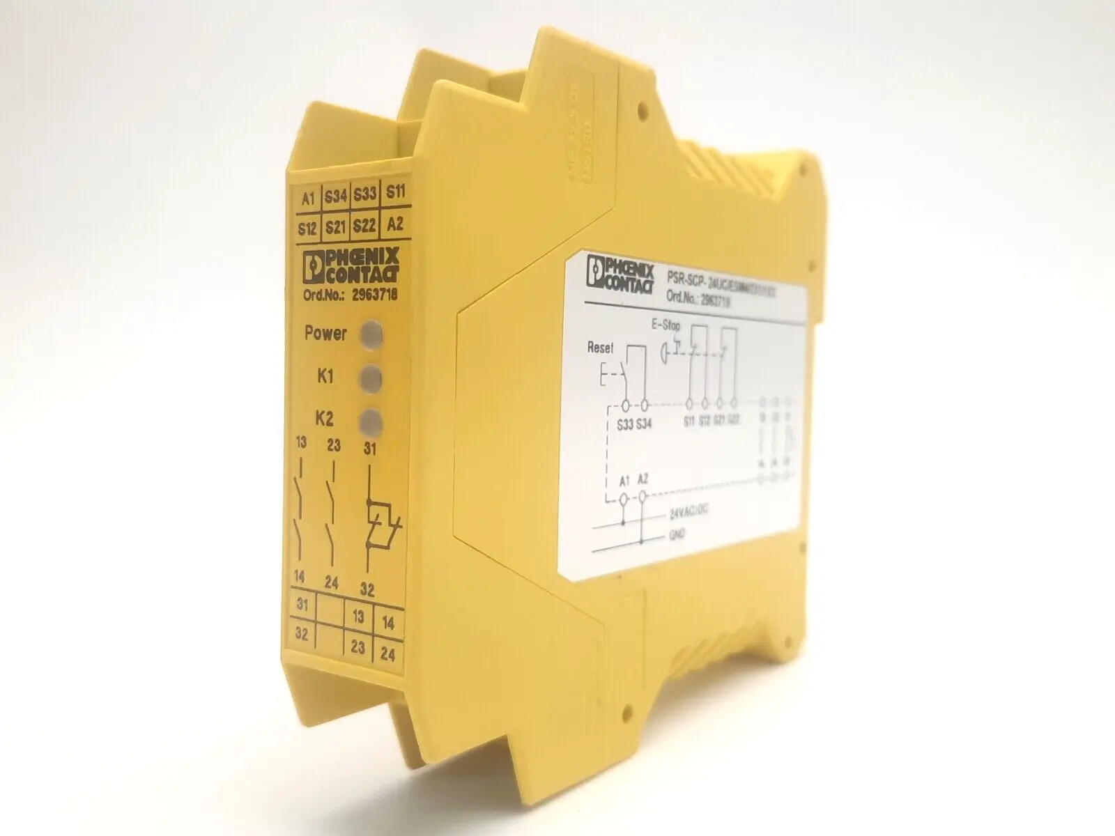 PSR-SCP-24UC/ESM4/2X1/1X2 | Phoenix Contact  Safety Relay 24V MISSING CONNECTORS - Used