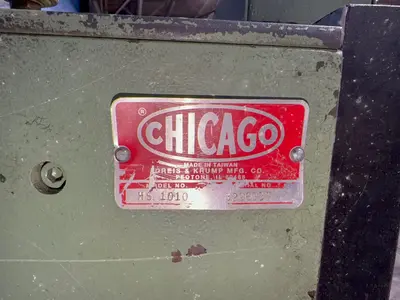 Used CHICAGO HS1010 Power Squaring Shears (Gauge) Ohio US | HGR 24 #1186217