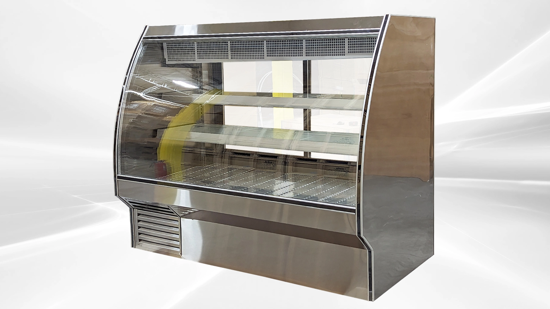 171-0314 72" Self Contained Full Service Seafood Meat Case Cooler