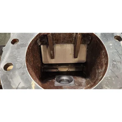 Used 10" dia. Flo-tronics Stainless Steel Side-entry Rotary Feeder