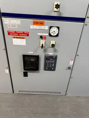 MV Double-Ended Unit Substation - 2 x 2000/3000kVA, 13.8kV Transformers w/ 4160V Ampgard Switchgear