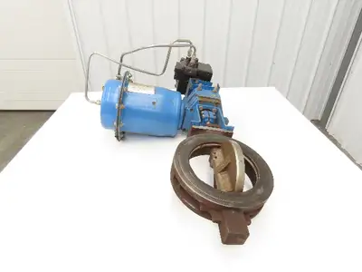 Jamesbury CSTL 8" Wafer Sphere Butterfly Valve w/Pneumatic Actuator QP3C/M