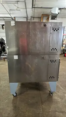Used Bakers Pride Used 2017 60" Bakers Pride Y-600 NG Super Double Deck Pizza Oven - STS Pizza Equipment Illinois US | Falcon Restaurant Supply #1373580