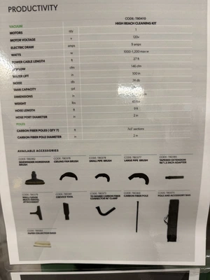 IPC VERTIPRO High Reach Vacuum Dusting System NEW