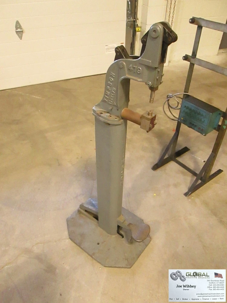 Vintage Stimpson 479 Grommet Manual Foot Press