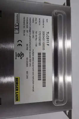 Bereger Lahr TLC511 F Servo Drive POSITIONING CONTROLLER 5 AMP STOCK B-696