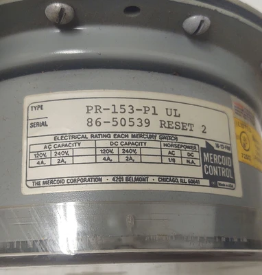 NEW Mercoid PR-2-P1