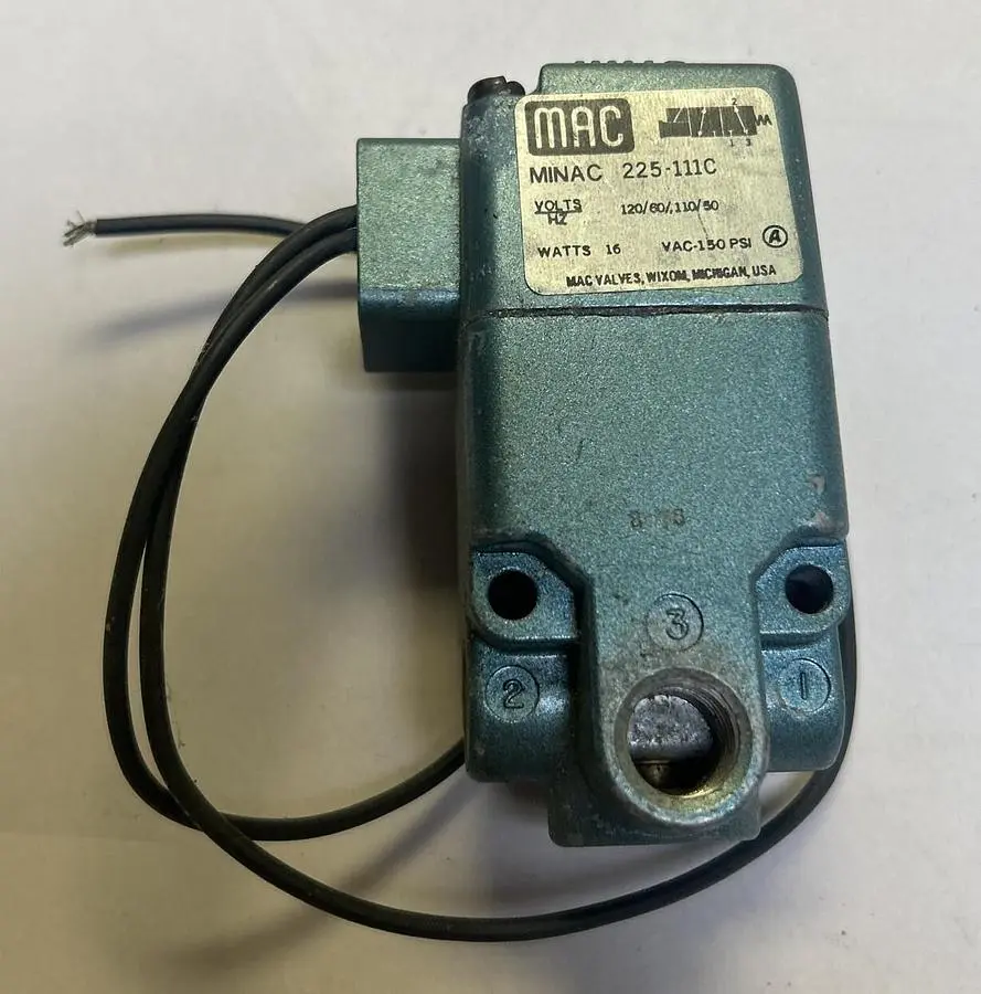 Used MAC VALVES 225-111C Solenoid Valves | Surplus Asset Holdings #1219986
