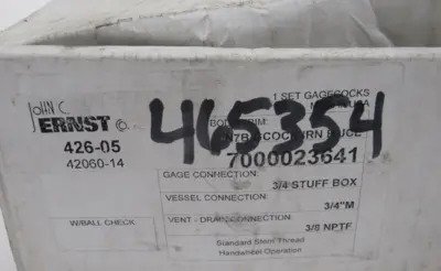 NEW ERNST 426-05 VALVE 42605