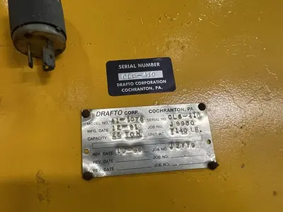 50,000 LB, DRAFTO COIL GRAB (USED)