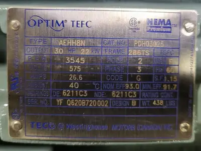 USED TECO-WESTINGHOUSE PDH03025