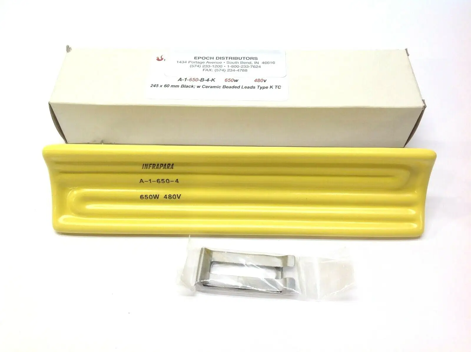 USED INFRAPARA HEATING ELEMENT 650W 480V