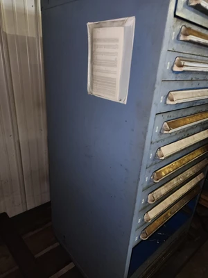 Stanley Vidmar 13 Drawer Cabinet