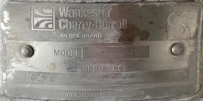SPC9303  Pump 2.5x1.5x7 Waukesha centrifugal pump, 7.5 hp, Stainless Steel