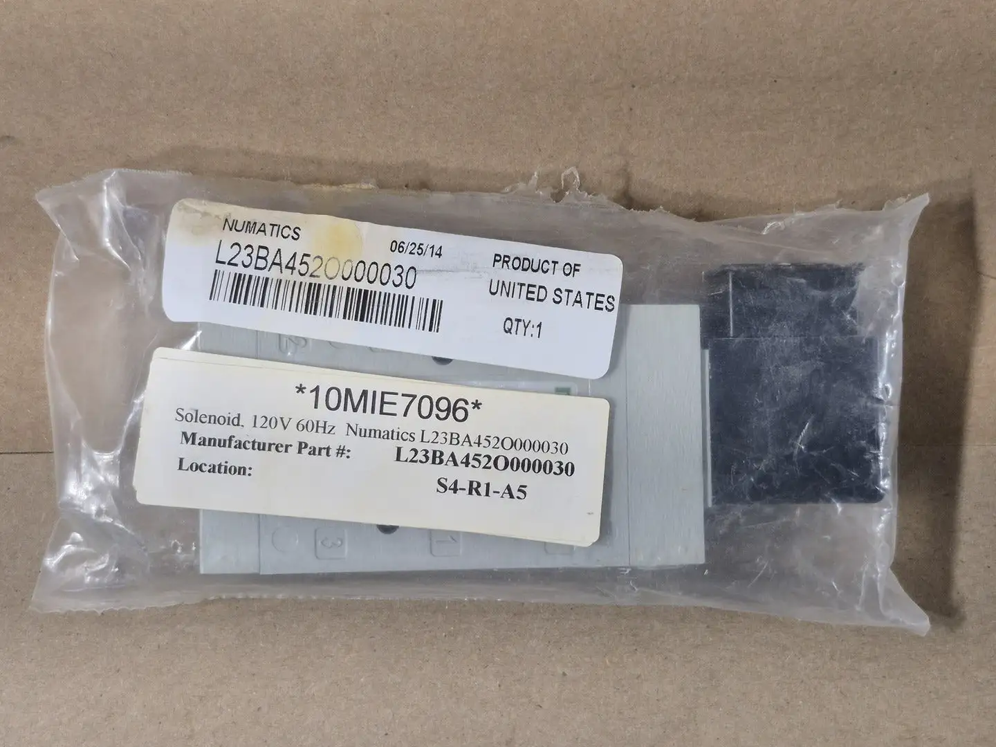 NEW NUMATICS L23BA452O000030