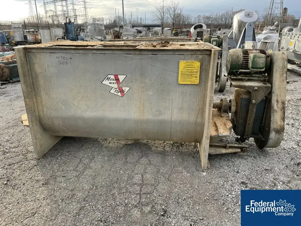 USED Marion Process Solutions 45 Cu Ft Marion Paddle Blender, S/S, Model 3040