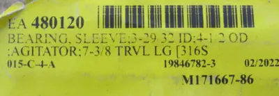 NEW M171667-86 SLEEVE BEARING 3-29/32" ID 4-1/2" OD M17166786