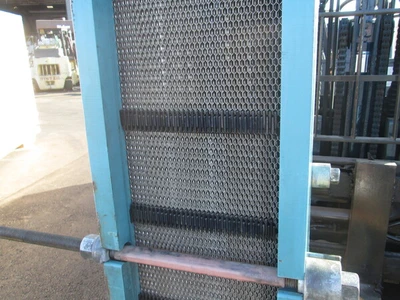 380 sq.ft., Tranter, M15-FFM, Superchanger heat exchanger, Stainless Steel, 100 psi