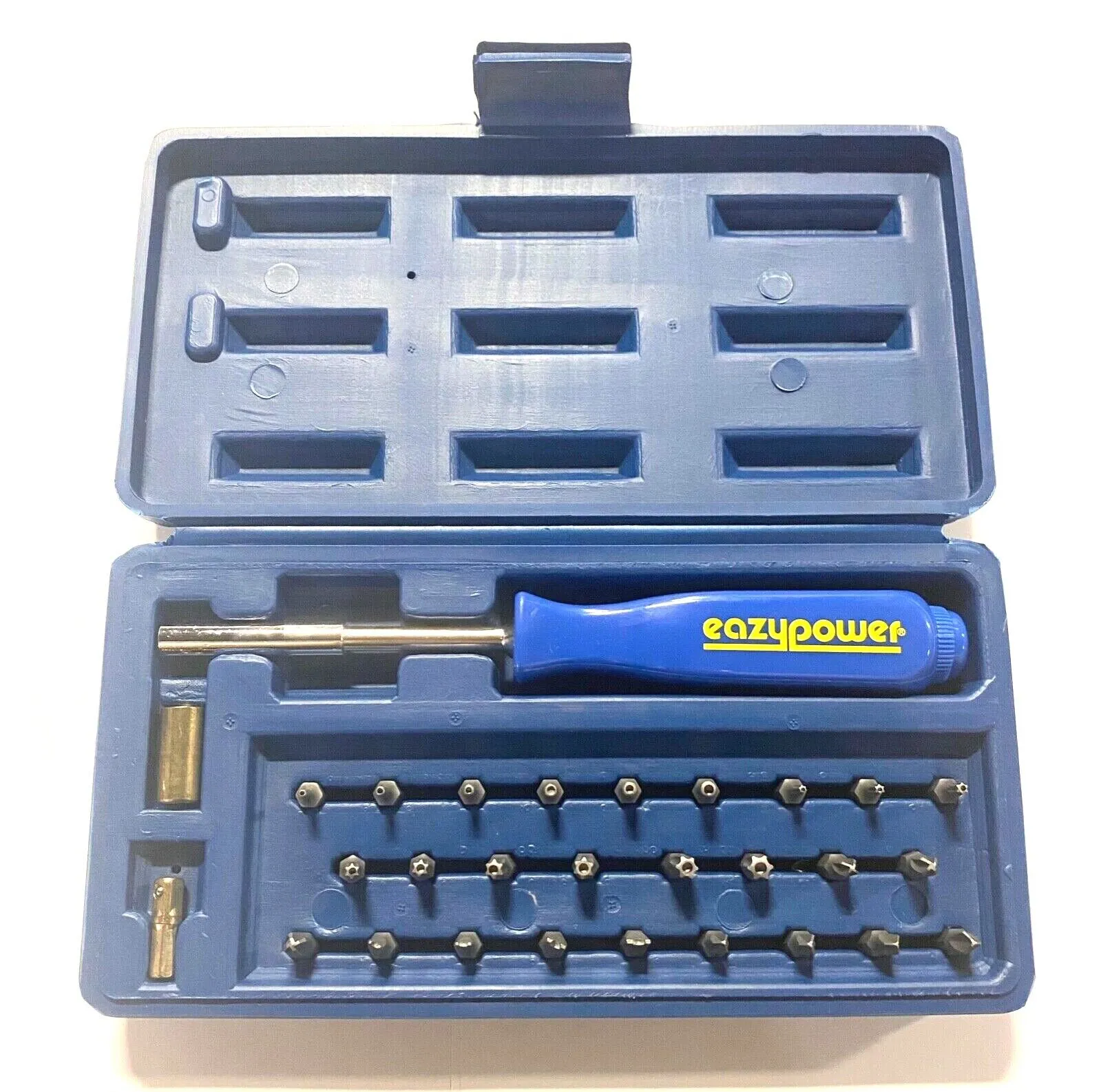 EazyPower 30 Piece Security Insert Bit Set Contractor Quality With Carrying Case